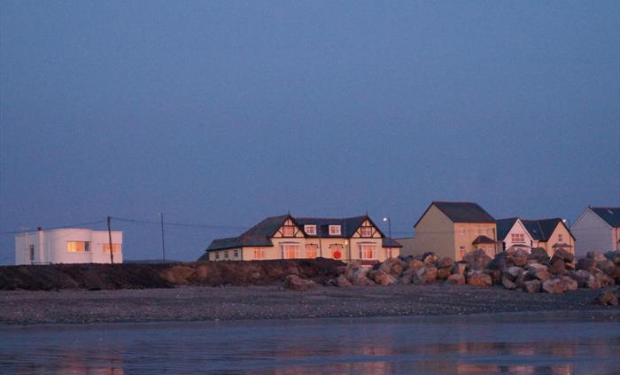 View Of Hostel From Beach